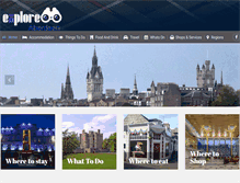 Tablet Screenshot of explore-aberdeen.com